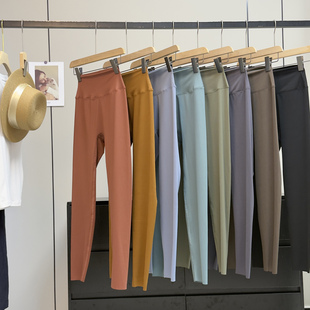 鲨鱼裤 裸感无尴尬线高弹力亚光运动健身瑜伽裤 礼盒装 LU系同款