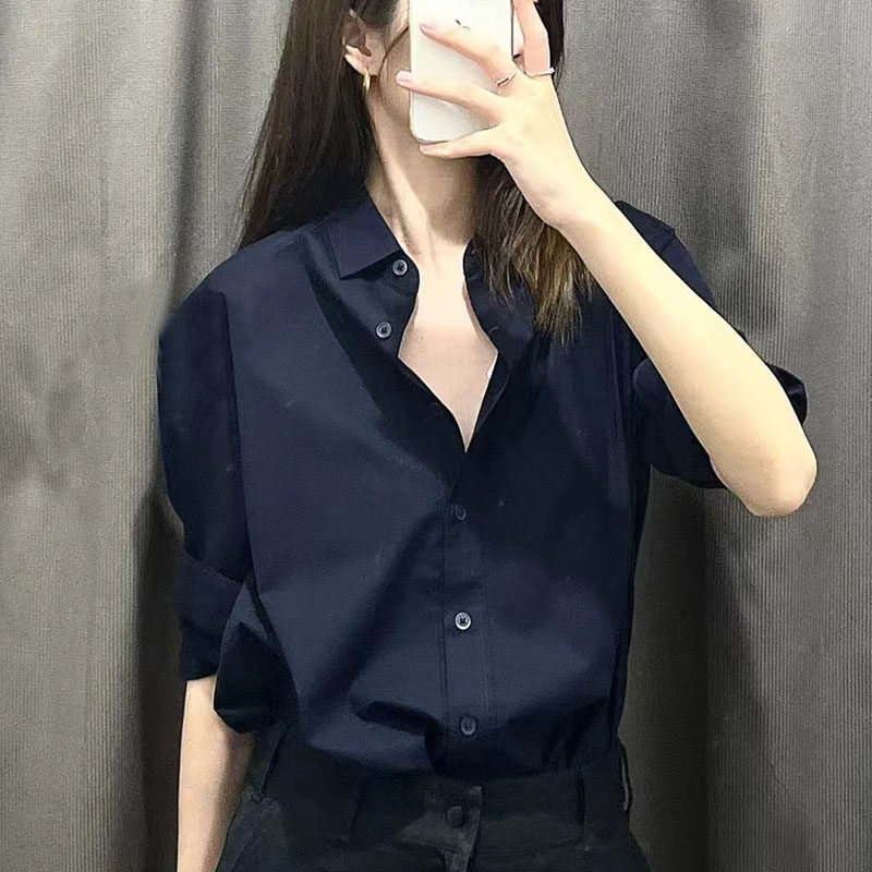 仇仇u家 春季女士花式衬衫云朵衫通勤百搭气质长袖垂感衬衣445445