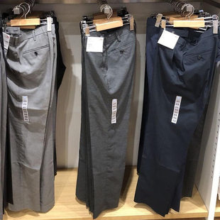缘单！春夏男装通勤快干轻型透气抽绳EZY薄款休闲裤九分裤西裤
