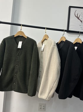 仇仇家！男装秋冬新款防风仿羊羔绒摇粒绒开衫长袖夹克外套481183