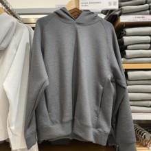 仇仇家！男装春秋高弹力快干运动连帽长袖机能套头卫衣外套444969