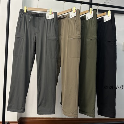 仇仇家！秋冬新款男士户外工装风加绒舒适保暖直筒休闲长裤479375