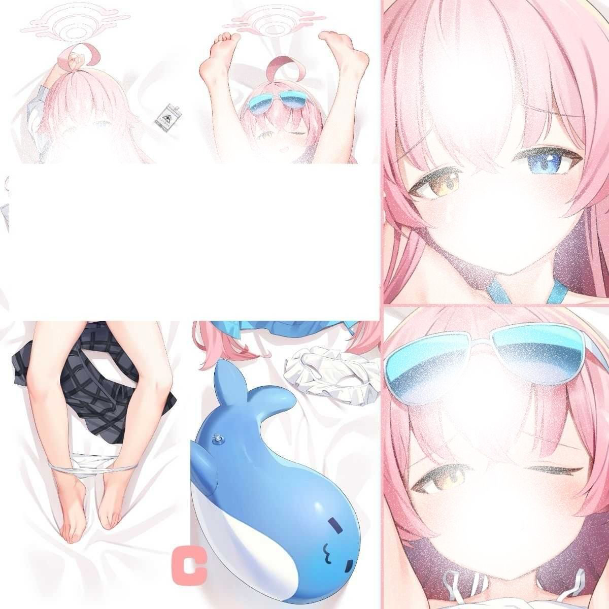 小鸟游星野 C版 碧蓝档案 二次元等身抱枕套