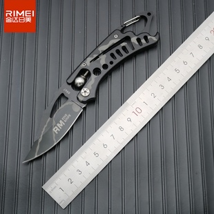 日美老款折叠刀高硬度440C不锈钢折刀RM5967小刀锋利家用水果刀