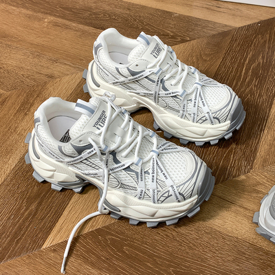 老爹鞋女款2026新款今年流行爆款春夏款厚底增高显脚小轻便运动鞋