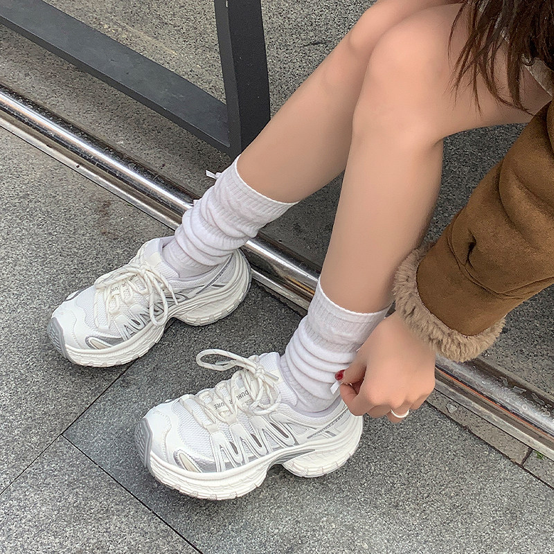 老爹鞋女款2026新款厚底增高小个子显脚小潮酷轻便透气春夏款爆款