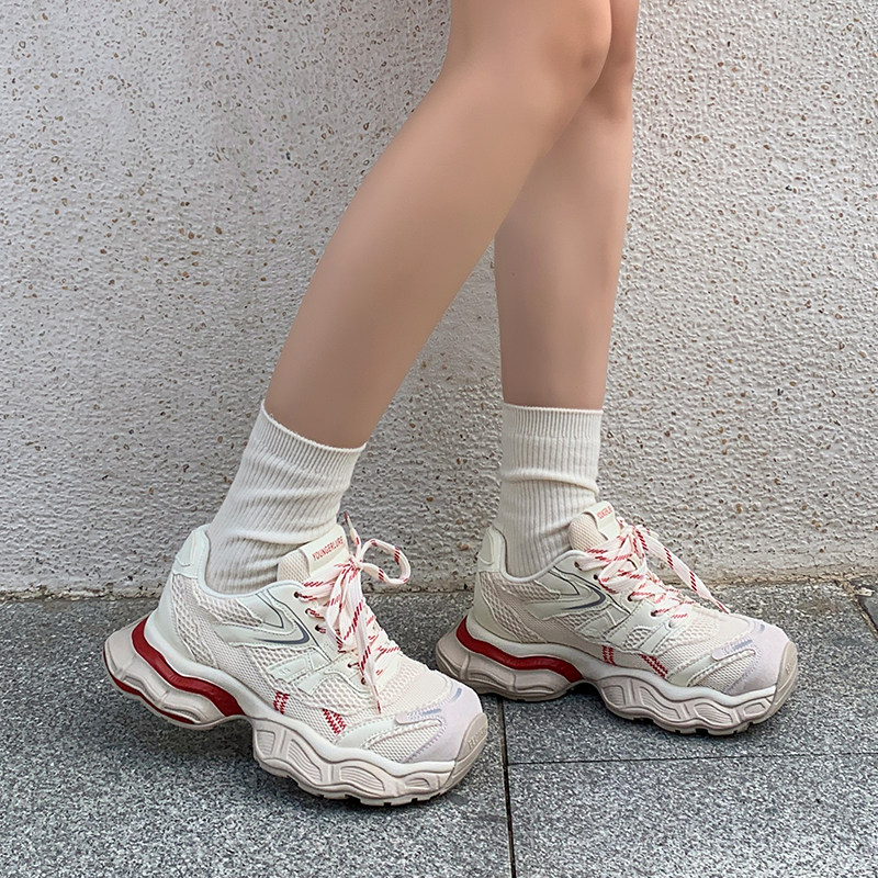 老爹鞋女款2026新款厚底增高小个子显脚小潮酷轻便透气春夏款爆款