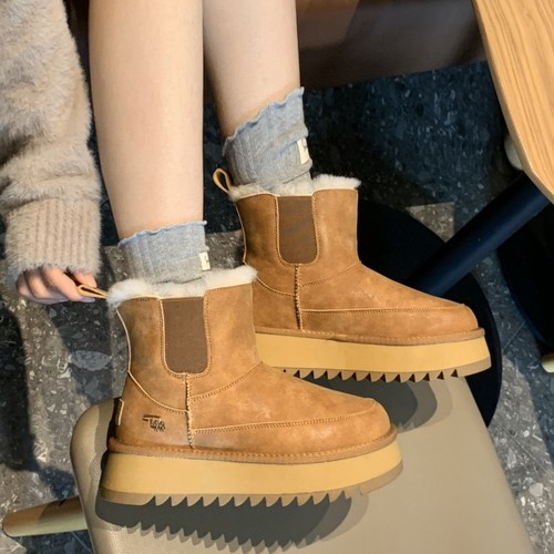 TGG团呱呱雪地靴女款新款U棉鞋