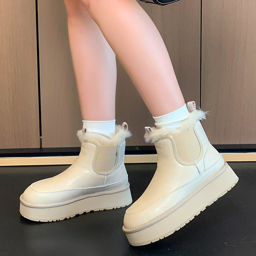 TGG团呱呱雪地靴女款新款U棉鞋