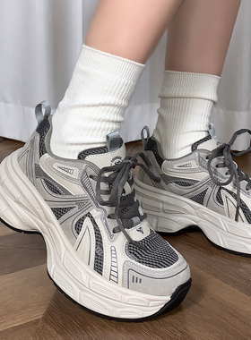 YOUNGER LURE老爹鞋女款增高显脚小时尚潮酷厚底2026新款轻便软底