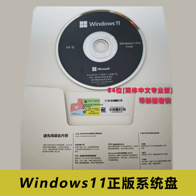 正版win11系统中文专业版windows11专业版系统安装英文繁体盘