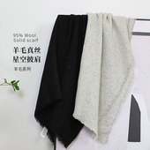 DRINKING BIRD 新品 饮水鸟 羊毛真丝披肩围巾厚款 细腻亲肤