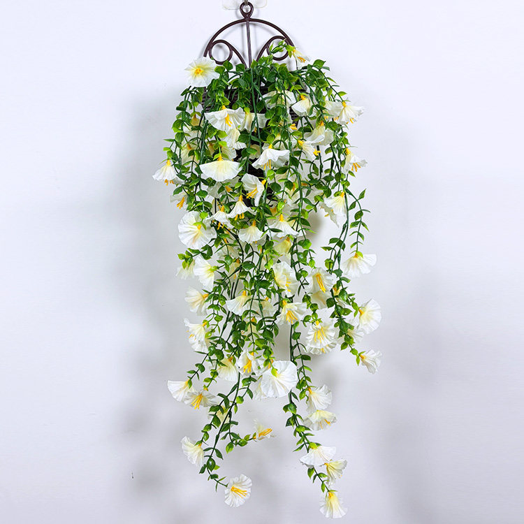 仿真花壁挂花篮吊篮装饰牵牛花草