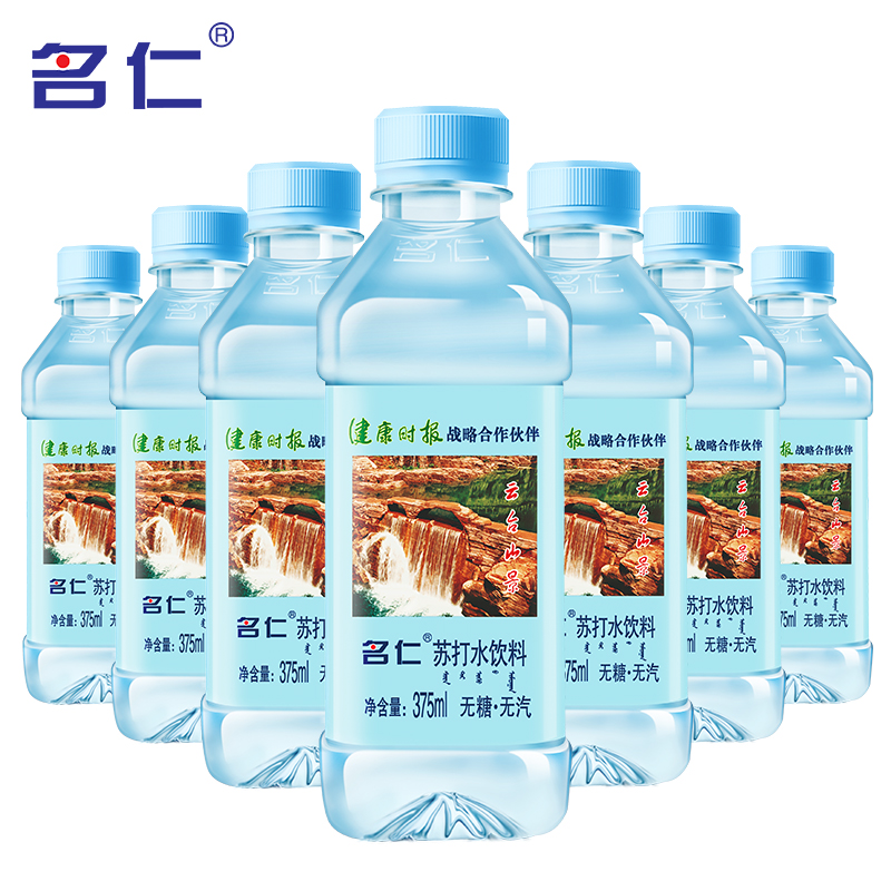 名仁苏打水饮料375ml*12瓶