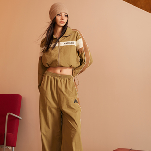 休闲运动夹克外套女秋冬跳舞长袖 ACMEAURA 街舞爵士舞美式