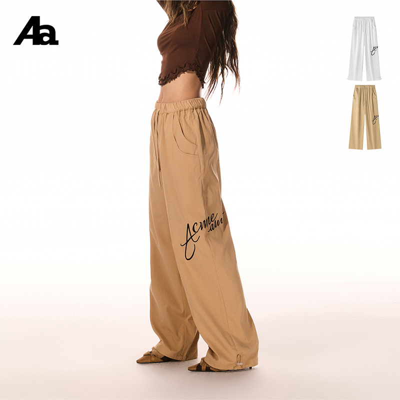 ACMEAURA运动刺绣速干休闲裤