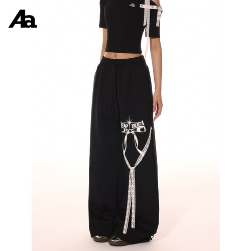 ACMEAURA街舞国潮甜酷阔腿裤