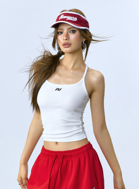 ACME AURA 辣妹风无袖背心女夏季修身弹力显瘦打底衫上衣内搭