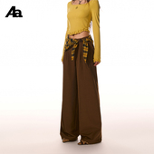 复古运动休闲裤 ACME 女 可拆卸三角巾 设计感美式 AURA 舞蹈穿搭