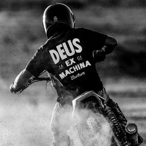 日系DEUS机车印花270g重磅T恤