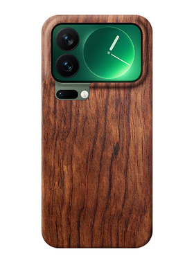 适用于小米17ProMax新款磁吸木质制手机壳Mi保护套FoXiaormi14Pro实木头15Ultra超薄裸机手感防摔木纹