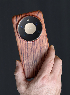 适用于华为mate80Promax70air RS新款磁吸版木质手机壳保护套60pro+实木头制超薄裸机手感商务胡桃FORHUAWEI