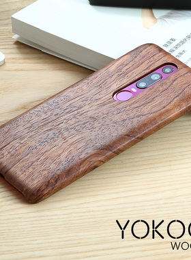 适用于华为mate RS木质手机壳保护套mate保时捷 木纹商务超薄手感
