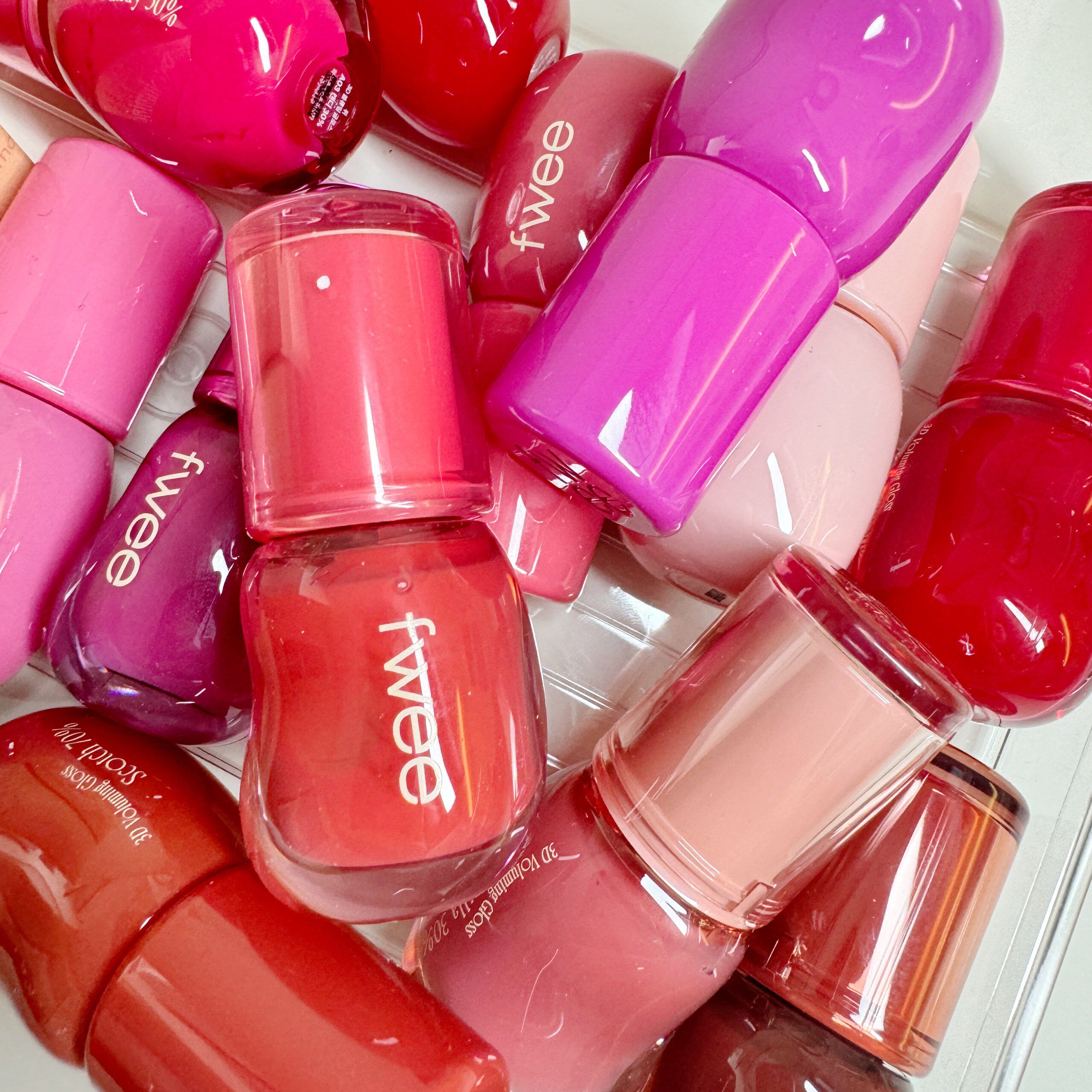 韩国正品fwee水光3d唇釉镜面唇蜜水润保湿丰唇嘟嘟唇韩女唇彩