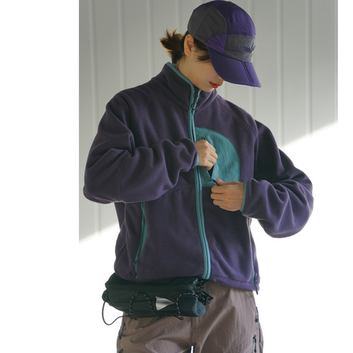 NBN双面摇粒绒山系户外运动外套