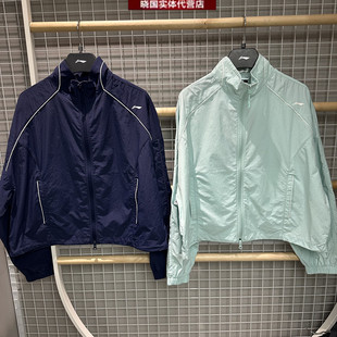 李宁运动风衣2026春季新款健身女子宽松防泼水外套风衣AFDW758