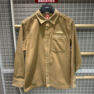 故宫文化系列男子翻领时尚 新款 外套ASHW043 2026春季 李宁休闲衬衫