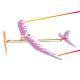 天堂鸟皮筋动力飞机橡筋飞机模型滑翔机学生比赛专用拼装 航模