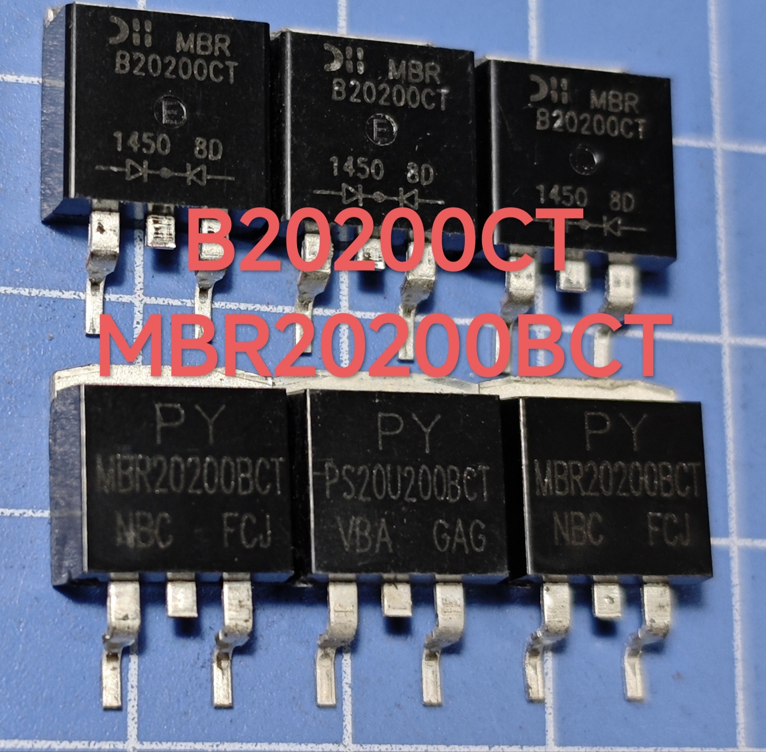 全新原装MBR B20200CT MBR20200BCT 肖特基二极管20A/200V