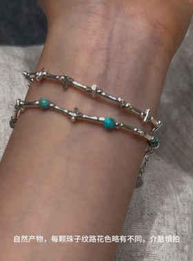 JIUJIU家手工帝王石气质清冷手链