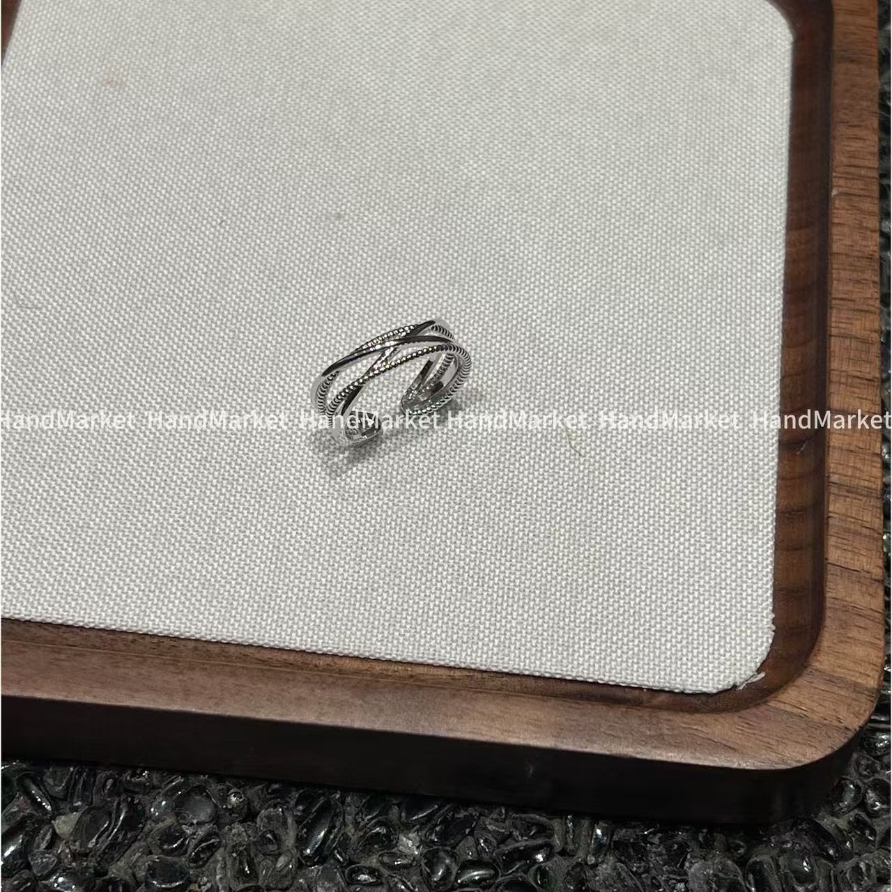 925银戒指 【环绕星际】甜美风气质百搭原创设计银色小众轻奢戒指