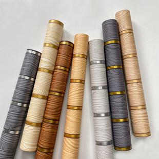 壁纸 3D立体金色条纹墙纸客厅卧室美容院办公室简约环保背景墙个性