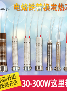 电烙铁发热芯外热式60瓦 通用电烙铁芯30W40W60W80W100W150W300W