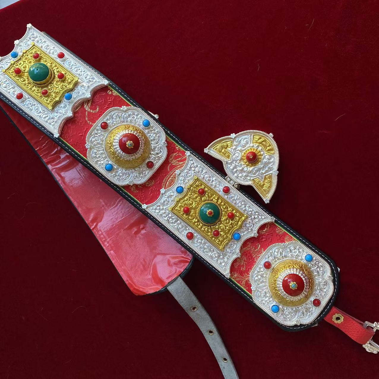 新款白铜镀银纯黄铜镀金女士宽腰带德贵经典热卖款不掉色