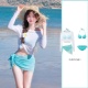 性感聚拢修身 比基尼泳衣女高级新款 爆款 三件套辣妹度假游泳衣温泉
