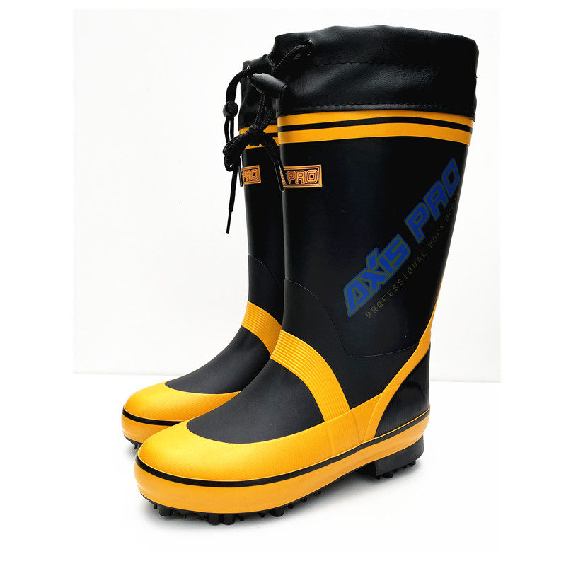 冬季加绒钉子底雨靴男高筒橡胶防滑雨鞋户外防水溯溪钓鱼胶鞋中筒,流行男鞋,雨鞋,淘宝优惠券,粉丝福利购,淘宝优惠卷