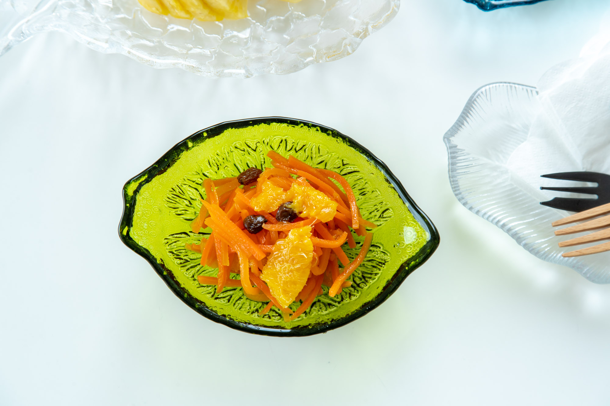 bisque水果/零食玻璃餐厅鱼形