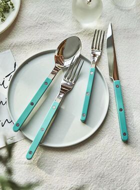 uneei甄选 sabre法式风情Bistrot小酒馆西餐刀正餐叉勺甜品叉茶勺