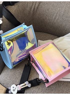 拉链淑女风方形手提包2020新品