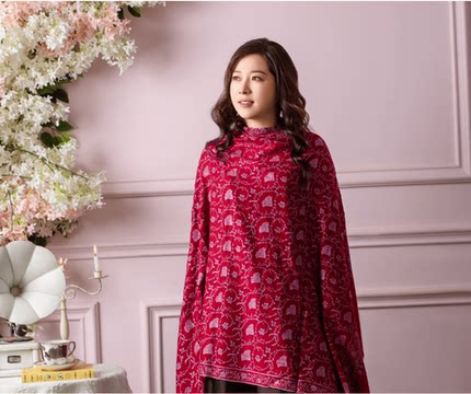 克什米尔（直播专拍）pashimina羊绒手工披肩