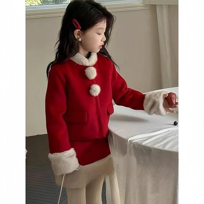 QKIKT过年服女童千金风冬季