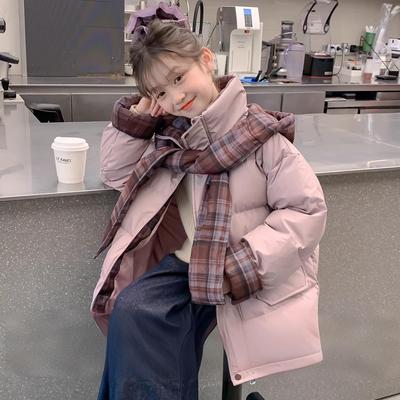 女童棉服冬装2025新款加厚外套