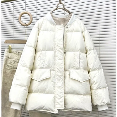 时尚棉服女装新款棒球服韩版宽松常规加厚面包服高级感休闲外套潮