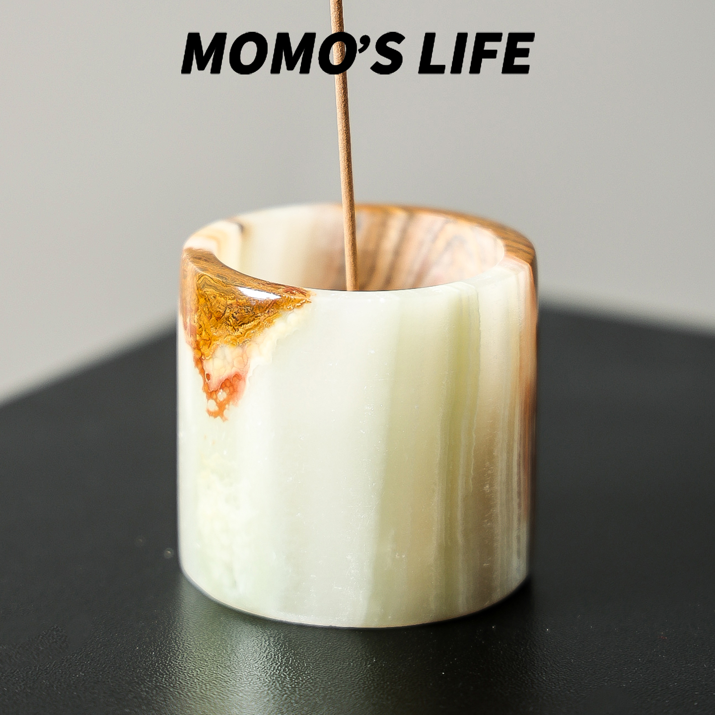 新中式玉石香薰炉香插线香底座香薰器家用室内香氛炉高级感摆件