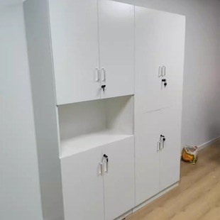 新款办公室文件柜木质资料柜档案柜办公书柜带锁柜子储物柜收纳柜