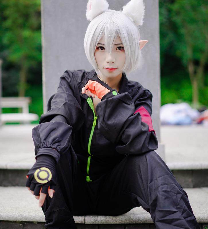 凹凸世界鬼狐天冲男女款cos服演出服cosplay服装套装假发耳朵